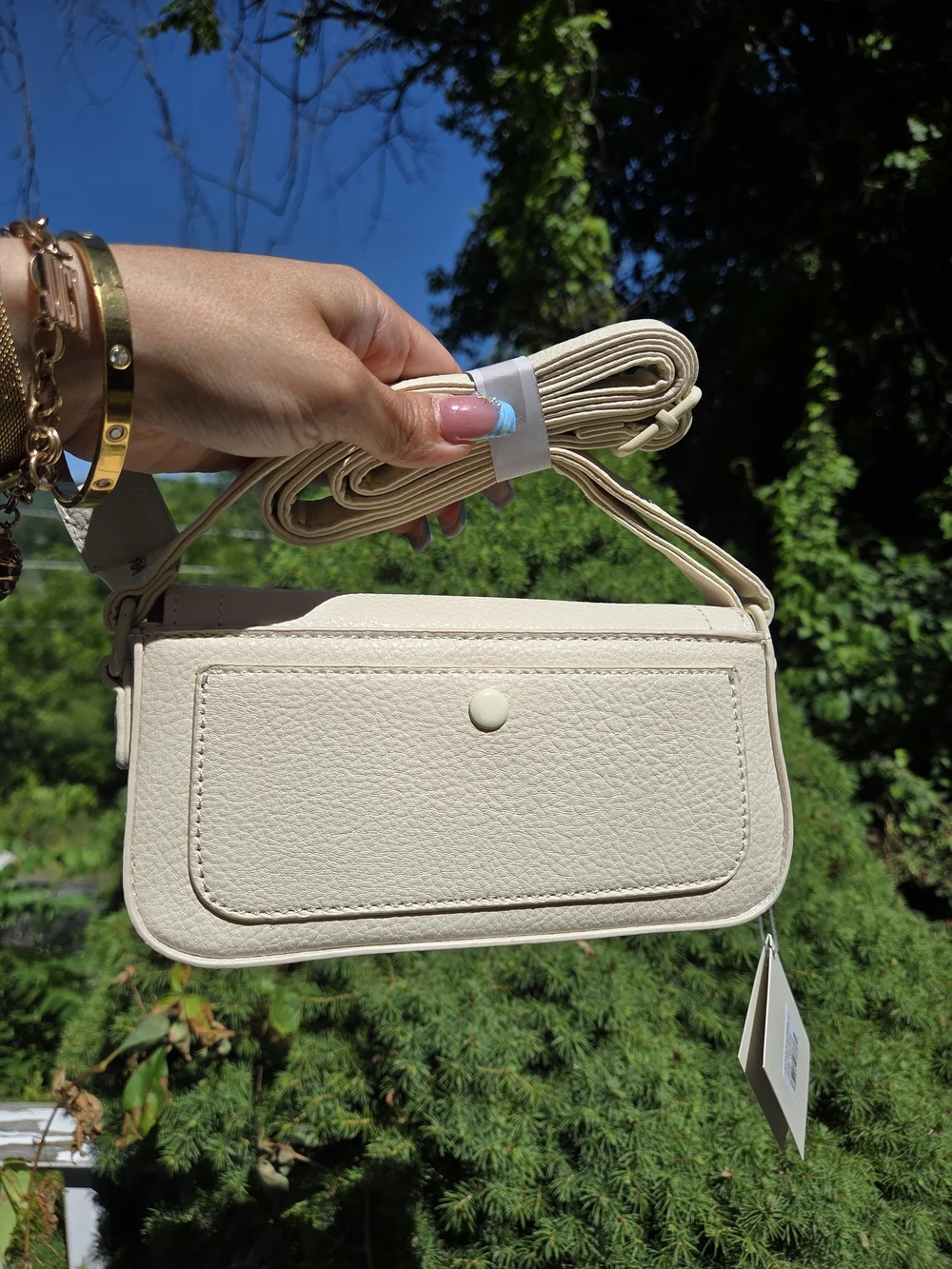 Valentino Orlandi Off White Crossbody Bag NWT MSRP $210